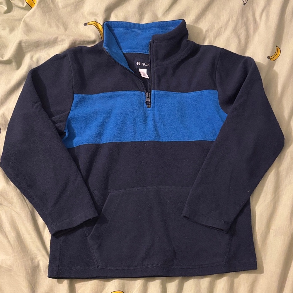 Place Brown and Blue Fleece Jacket